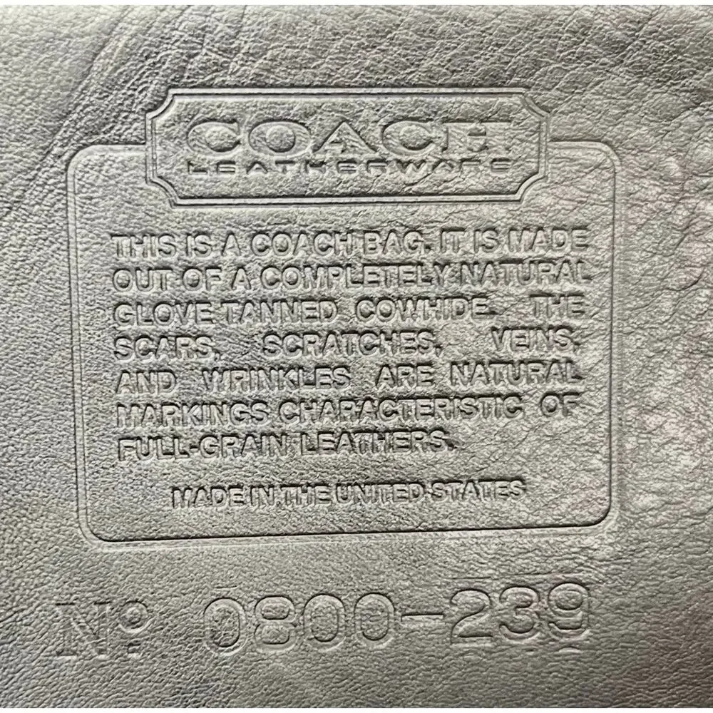 Vintage Coach 5265 Lexington Brief Bag - Picture 11 of 12